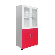 RFG ντουλάπι εργαστηρίου 800 x 400 x 1650 mm κόκκινο/λευκό