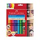Faber-Castell χρωματιστά μολύβια Grip 2001 - Skintones, 18+6 χρώματα