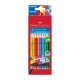Faber-Castell Pencils Grip 2001, σβήσιμο, 10 χρωμάτων