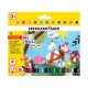 Χρωματιστά μολύβια Eberhard Faber Mini - Maxi, 3 σε 1, Jumbo, 12 χρώματα