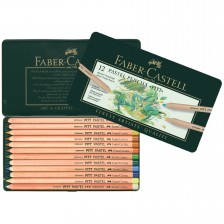 Faber-Castell χρωματιστά μολύβια Pitt Pastel, 12 χρώματα