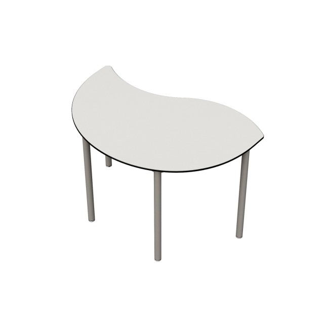 RFG Φοιτητικό γραφείο Flexus, S, 120 x 80 x 76 cm, λευκό HPL