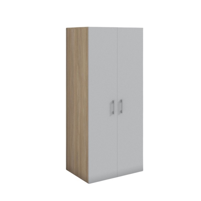 Ντουλάπα RFG, διπλή, 800 x 560 x 1800 mm, sonoma δρυς και γκρι