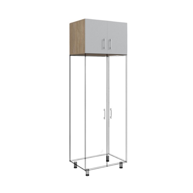 Προέκταση RFG, διπλή, 800 x 560 x 500 mm, γκρι
