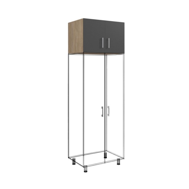 Επέκταση RFG, διπλή, 800 x 560 x 500 mm, γραφίτης