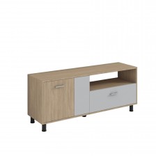 Έπιπλο τηλεόρασης RFG, 1470 x 400 x 630 mm, sonoma δρυς και γκρι