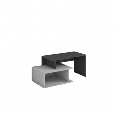 Έπιπλο τηλεόρασης RFG, 1250 x 500 x 500 mm, γκρι βάση, επάνω μέρος από γραφίτη