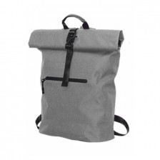 Σακίδιο πλάτης Rolltop, αδιάβροχο, με τσέπη, 300D RPET, 40 x 60 cm, γκρι
