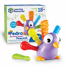 Πηγές μάθησης Pedro the Peacock, για κινητικές δεξιότητες