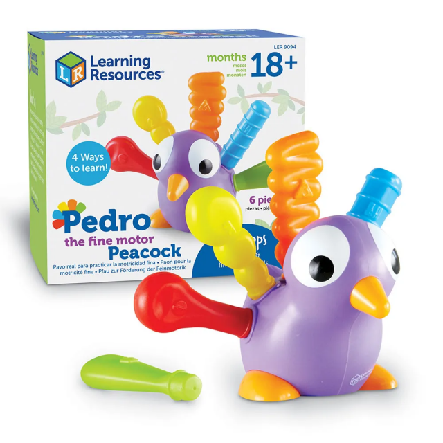 Πηγές μάθησης Pedro the Peacock, για κινητικές δεξιότητες