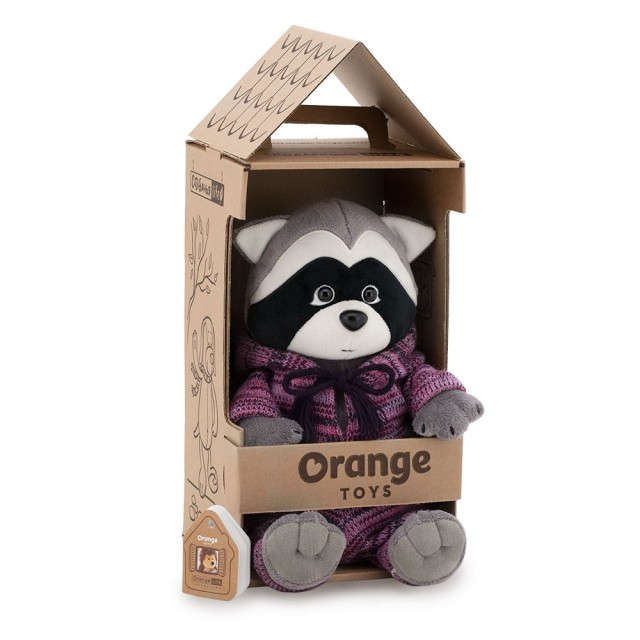 Λούτρινο Raccoon Daisy: Η εποχή του πλεξίματος - Orange Life 35εκ