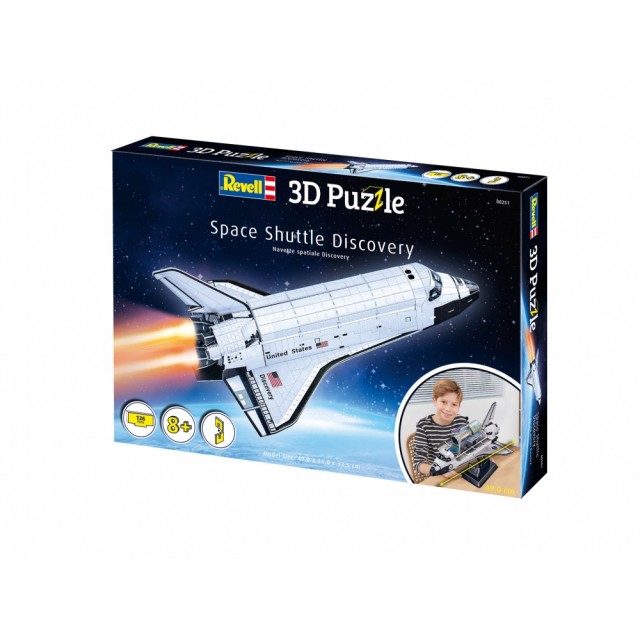 Пъзел Космическа совалка Дискавъри 3D, 126 части