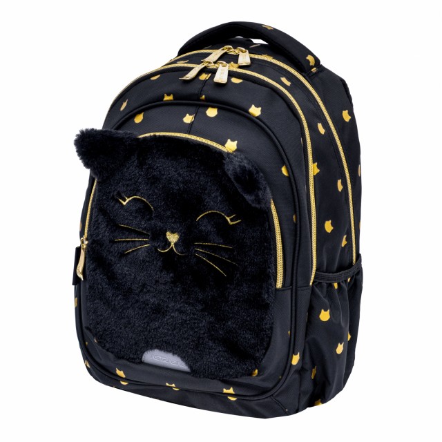 Σχολικό σακίδιο πλάτης, Astra, Fluffy black kitten, AB330, 39 x 28 x 15 εκ.