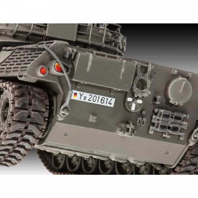 Συναρμολογημένο μοντέλο γερμανικού τανκ, Leopard 1, 260 ανταλλακτικά