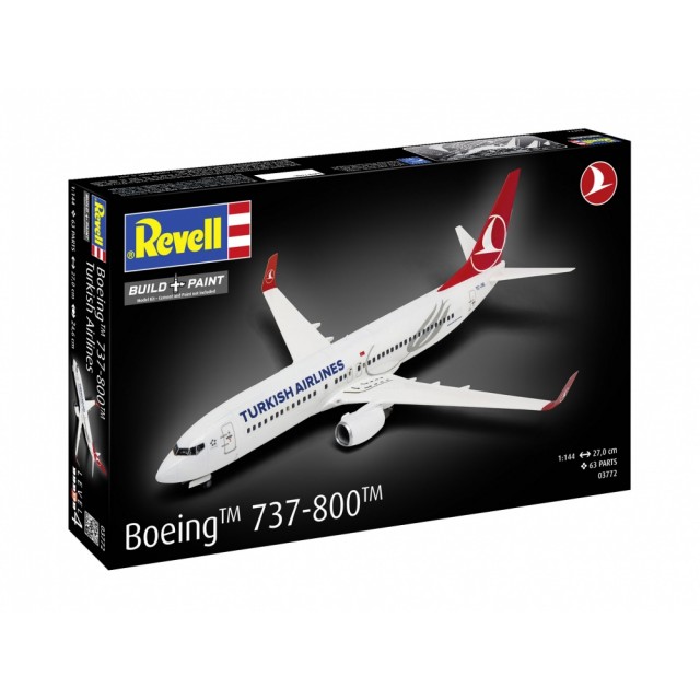 Μοντέλο συναρμολόγησης, Revell, Αεροπλάνο Boeing 737-800 Turkish Airlines, 63 ανταλλακτικά