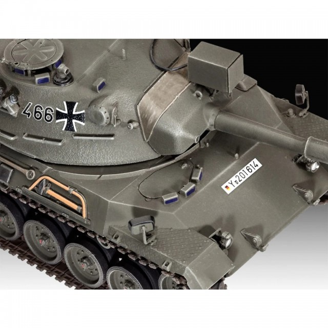 Συναρμολογημένο μοντέλο γερμανικού τανκ, Leopard 1, 260 ανταλλακτικά