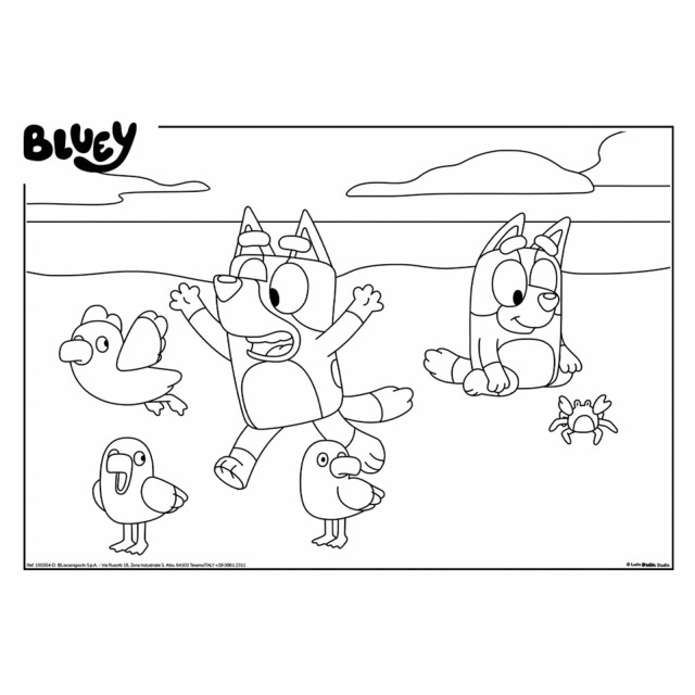 Παζλ, Lisciani, Bluey, Παζλ διπλής όψης 2 x 48 τεμαχίων