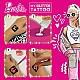 Δημιουργικό κιτ, Lisciani, Barbie, DIY τατουάζ με γκλίτερ