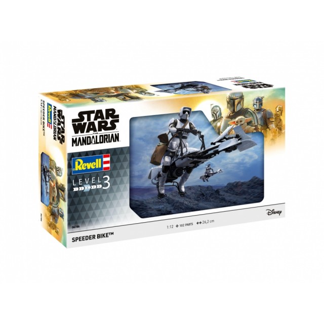 Το Mandalorian speed rider - οικοδομήσιμο μοντέλο, 102 εξαρτημάτων