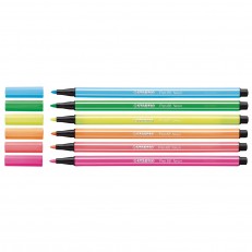 Σετ μαρκαδόροι, Stabilo, Στυλό 68 Neon ST6806-1, 6 χρώματα