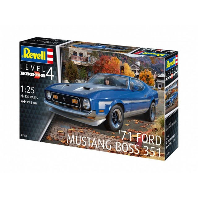Сглобяем модел 71 Mustang Boss 351, 129 части