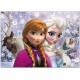 Παζλ, Lisciani, Frozen, Sisters Forever, Παζλ διπλής όψης 60 τεμαχίων