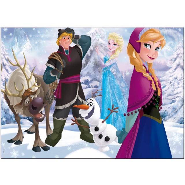 Παζλ, Lisciani, Frozen, Παζλ διπλής όψης 35 τεμαχίων