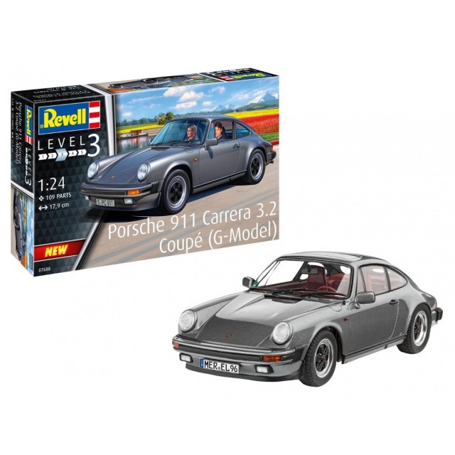 Porsche 911 Carrera 3.2 G-Model Coupe οικοδομήσιμο μοντέλο, 109 ανταλλακτικά