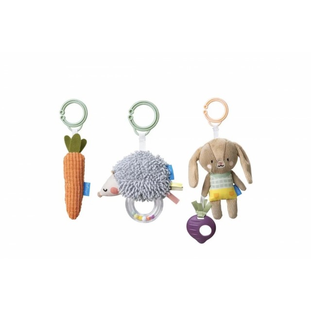 Σετ διαδραστικά βελούδινα παιχνίδια Jenny, Spike and the Carrot, 3 τεμάχια