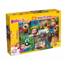 Παζλ, Lisciani, Masha and the Bear, Παζλ διπλής όψης 35 τεμαχίων