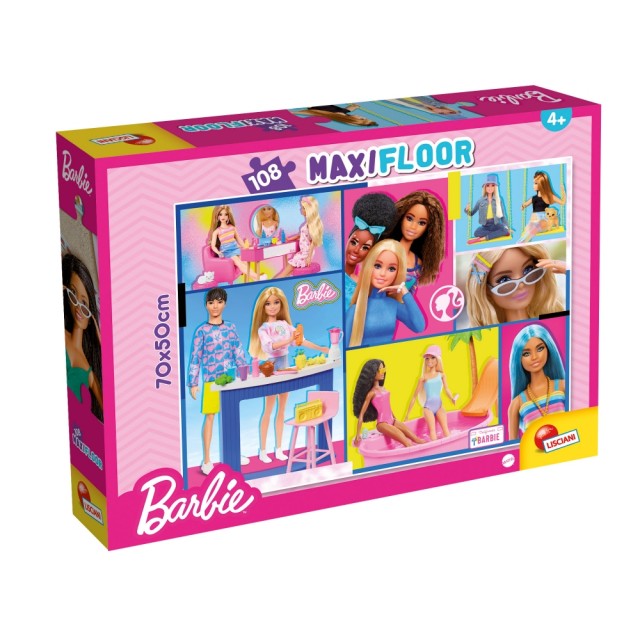 Παζλ, Lisciani, Barbie, 108 τεμάχια