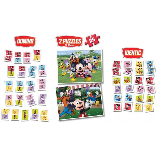Εκπαιδευτικό παιχνίδι, Educa, Super Pack 4 σε 1, Mickey and Friends