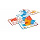 Магнитен конструктор Magicube, Форми и карти, 16 части