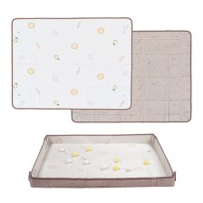 Παιδικό χαλάκι διπλής όψης, Taf Toys, Fold 'n Fun, Λευκό, 150 x 180 εκ.