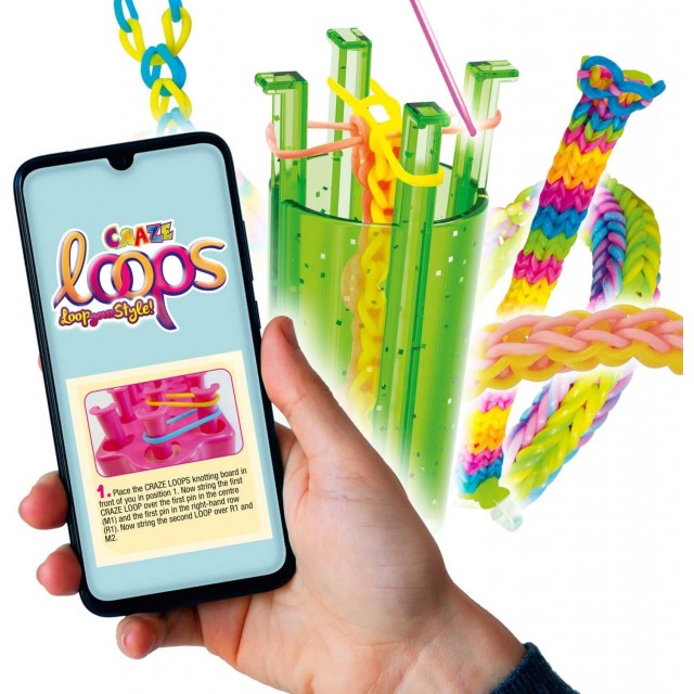 Δημιουργικό κιτ, Craze, Loops, DIY βραχιόλια με λαστιχάκια
