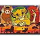 Παζλ, Lisciani, The Lion King, Παζλ διπλής όψης 4 x 48 τεμαχίων