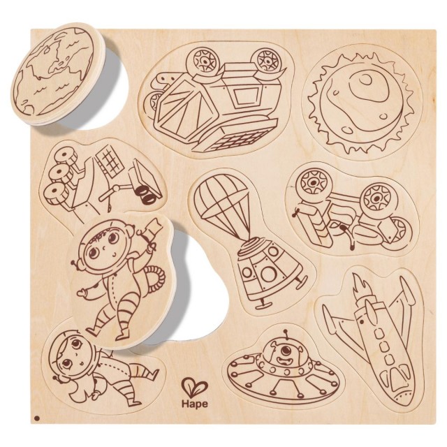 Creative kit, Hape, μαγνήτες DIY, Life on Mars, 17 τεμάχια
