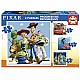 Progressive puzzle, Educa, Disney Pixar, 12-16-20-25 τεμάχια