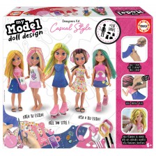 Εκπαιδευτικό παιχνίδι, Educa, Fantasy World, My Model, Doll Design, Casual Style