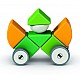 Μαγνητικός κατασκευαστής, Geomag, Magicube, 4 σχήματα και τροχοί, 13 μέρη