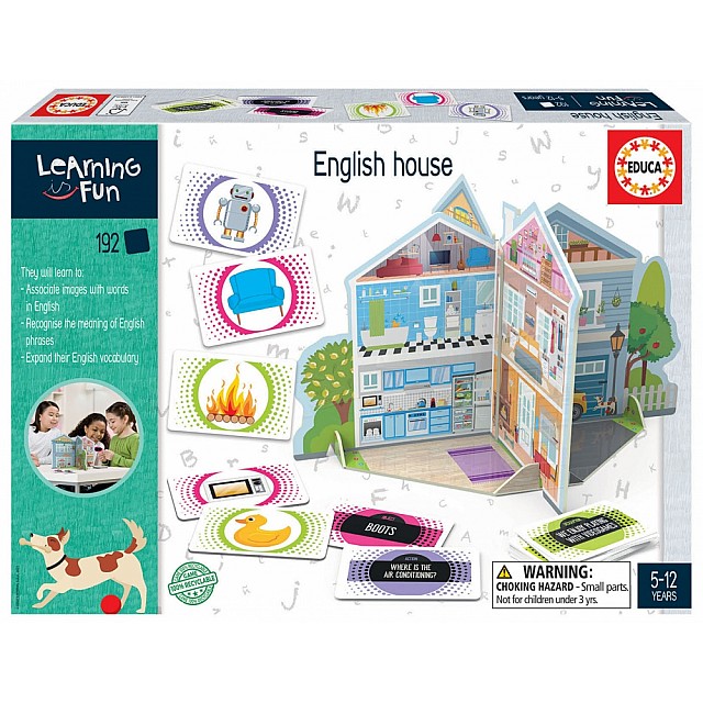 Εκπαιδευτικό παιχνίδι, Educa, English House, 192 μέρη