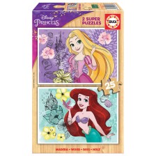 Παζλ για παιδιά, Educa, Πριγκίπισσες της Disney, 2 x 25 τεμάχια