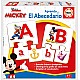 Εκπαιδευτικό παζλ, Educa, Mickey and Friends, Alphabet, 81 τεμάχια