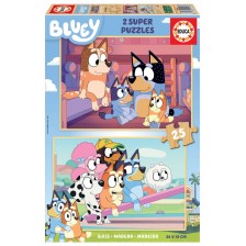 Παζλ για παιδιά, Educa, Bluey, 2 × 25 τεμάχια
