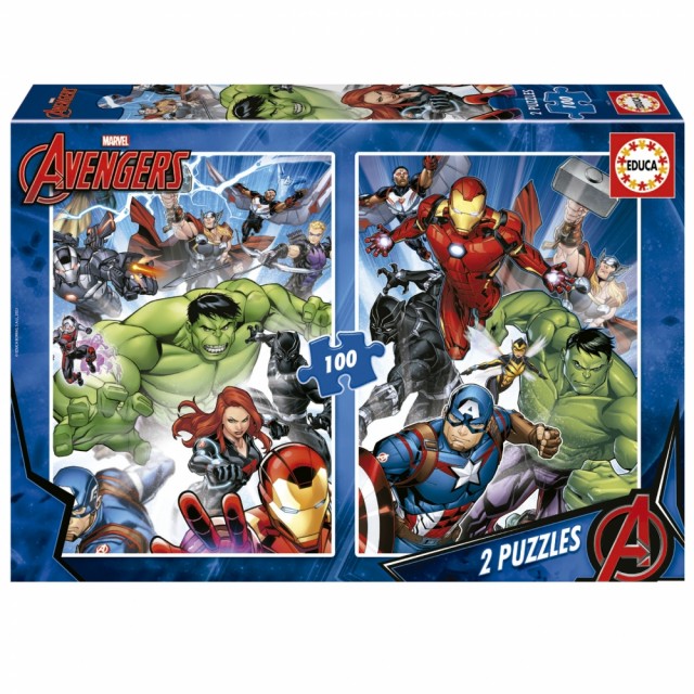 Puzzle, Educa, The Avengers, 2 x 100 τεμάχια