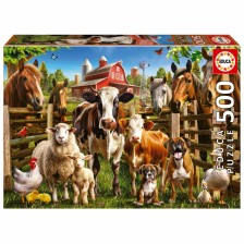 Παζλ Friends on the Farm, 500 τεμάχια