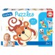 Wild Fauna Progressive Puzzle 5 in 1 3/3/4/4/5/ Pieces