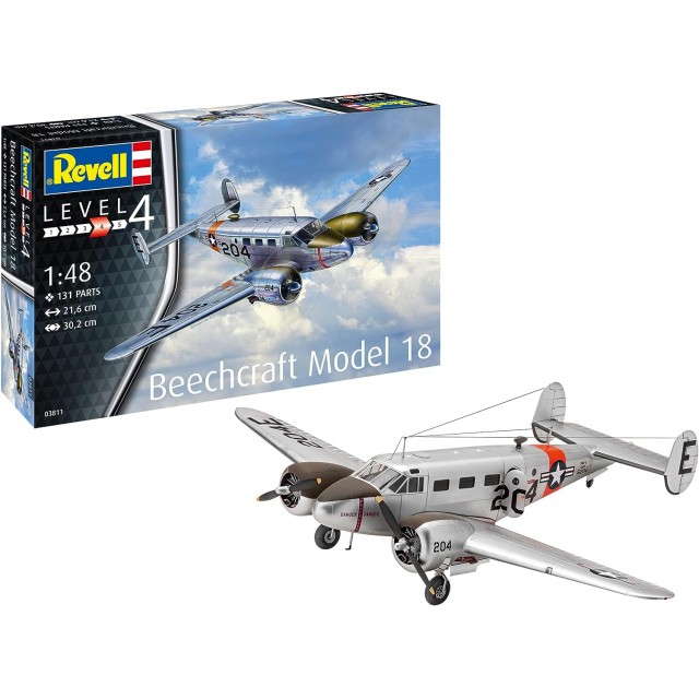 Сглобяем модел Beechcraft Model 18, 131 части