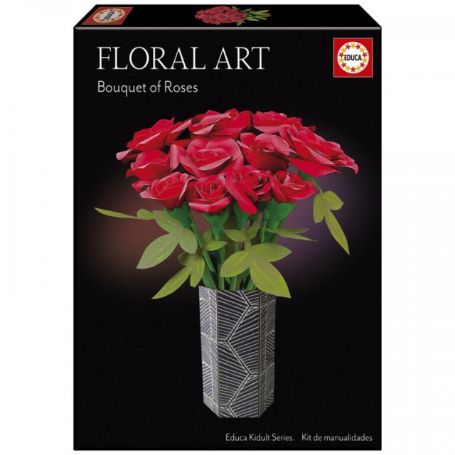 Παζλ 3D, Floral Art, Educa, Roses