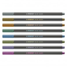 Σετ μαρκαδόροι, Stabilo, Στυλό 68 Metallic ST6808/8-11, 8 χρώματα